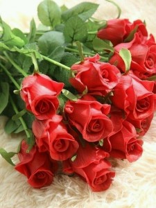 Создать мем: букет красных роз, прекрасные розы, цветы букет