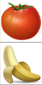 Create meme: tomato picture for kids, Emoji fruit, tomato vector PNG