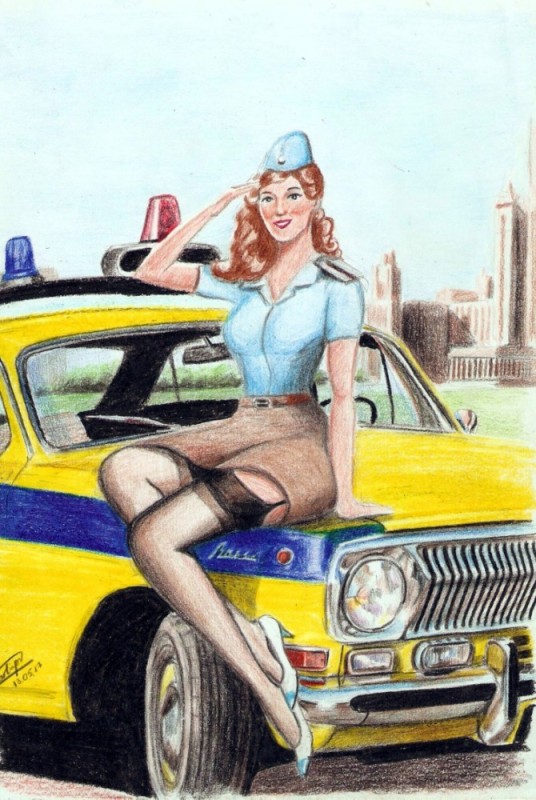 Create meme: in pin-up style , pin-up girl, pinup