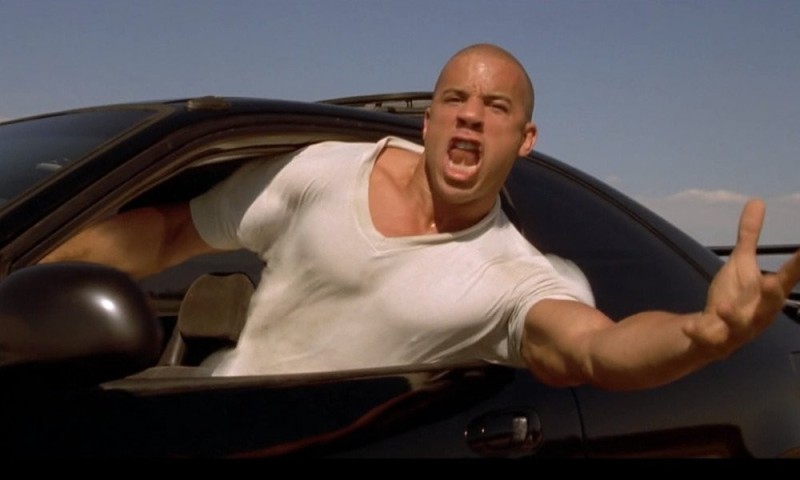 Create meme: VIN diesel , afterburner , fast and furious 7 