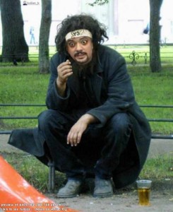 Create meme: funny, homeless, Kirkorov