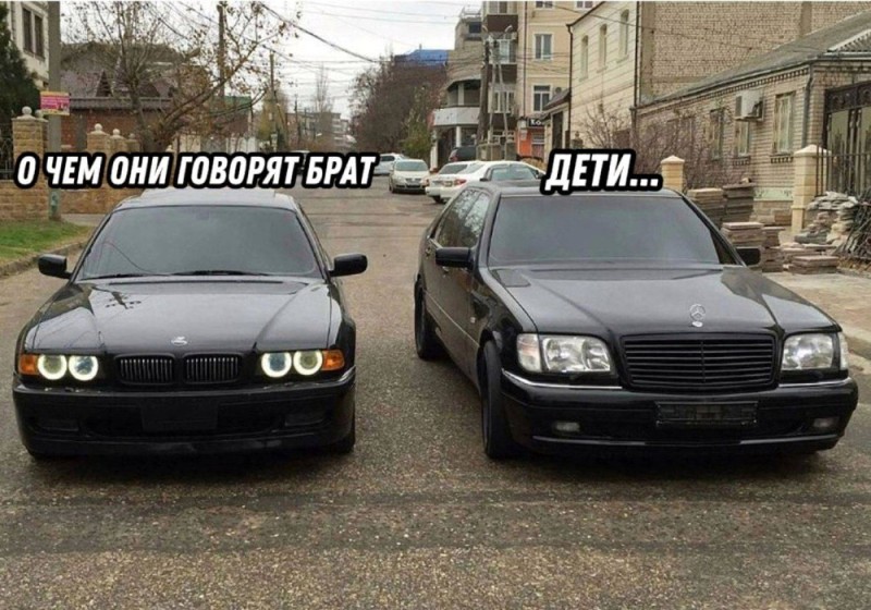 Create meme: bmw e38 90s, bmw e 38 bandit, gangster BMWs from the 90s