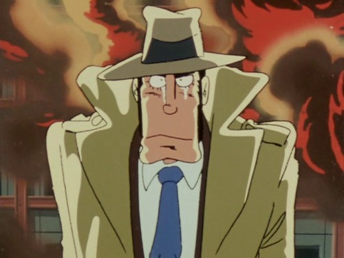 Создать мем: люпен iii: украденный люпен мультфильм 2004, kōichi zenigata, know your meme