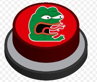 Create meme: pepe , button , Pepe laughs