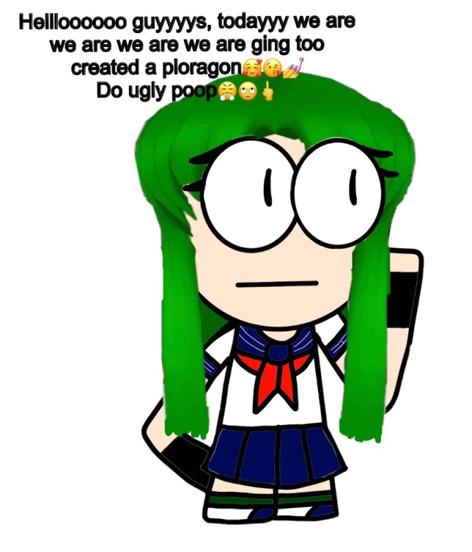 Create meme: Midori Gurin yandere, midori gurin, Midori Gurin yandere 2d simulator