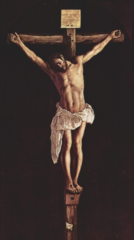 Create meme: Francisco de Surbaran Crucifixion, the crucifixion of Jesus christ, Surbaran the Crucifixion of Christ Hermitage