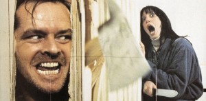 Create meme: the shining movie poster, the scene with the axe the film the shining, Jack Nicholson the shining