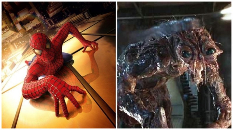 Create meme: Sam Raimi's spider-man, spider-man spider-man 2002, Spider-Man 3: The enemy in Reflection