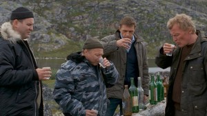 Create meme: Serebryakov Leviathan, Leviathan, movie Russian drinking vodka