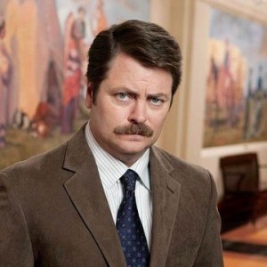 Create meme: a simple man, nick offerman