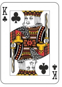 Создать мем: игральные карты, карта король крести, игральные карты король