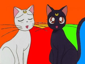 Создать мем: сейлормун луна и артемис коты, кошка сейлормун, сейлормун кошка луна и артемис