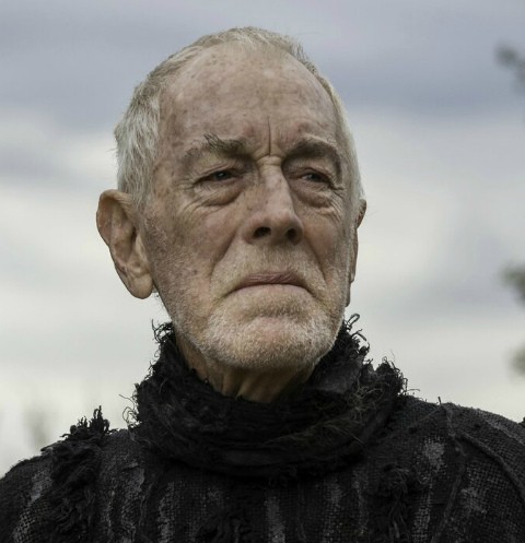 Create meme: the king of nights game of thrones, max von Sydow, game of thrones, game of thrones season 8
