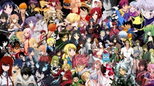 Create meme: popular anime characters, popular anime, anime crossover
