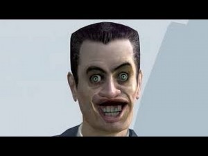 Create meme: funny moments , half life 2 episode three, gman is scary