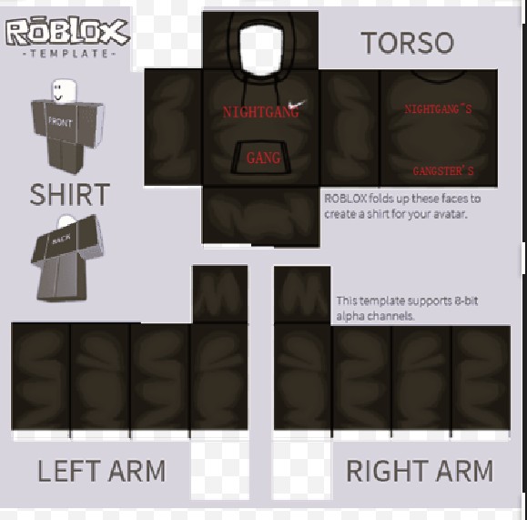 Создать мем: макет для одежды в роблокс, роблокс shirt template, роблокс шаблон для одежды