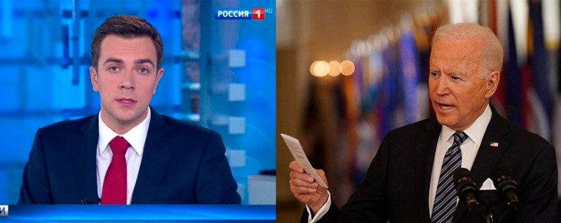 Create meme: biden 1985, presenters of the channel russia 1, presenters of the channel russia