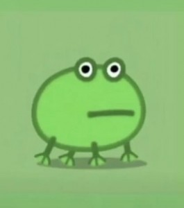 Create meme: frog, Cartoon