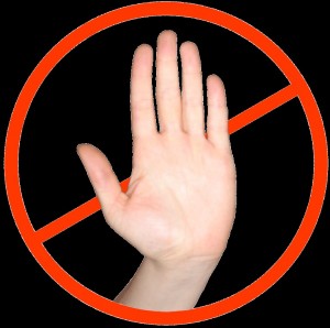 Создать мем: stop sign, палец, stop sign hand