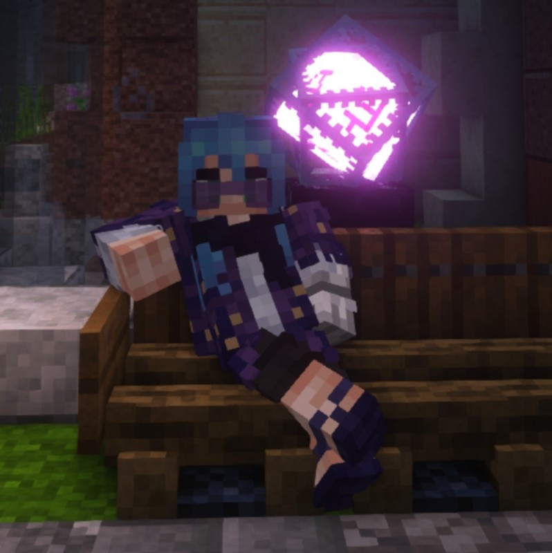 Create meme: minecraft , characters in witherheart a minecraft original, lady azura rainimator