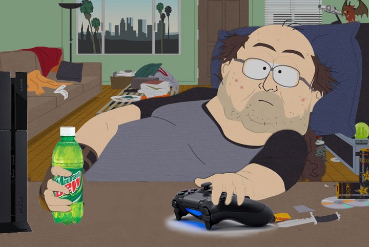 Create meme: fat gamer, South Park fat gamer