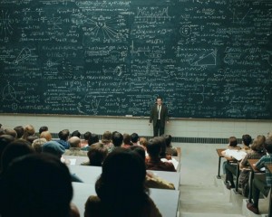 Create meme: chalk Board, lectures