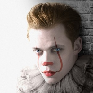 Create meme: Pennywise actor, bill Skarsgard pennyways a smile