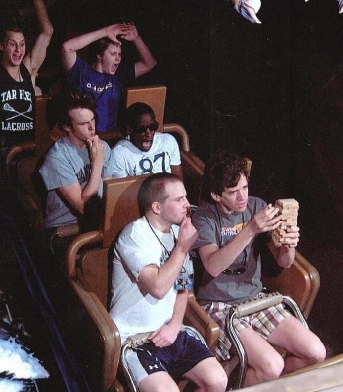 Create meme: darkness, roller coaster, people on a roller coaster