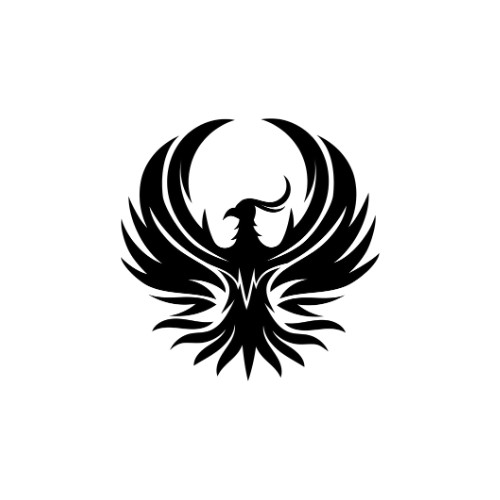 Create meme: black phoenix symbol, the Phoenix symbol, phoenix logo