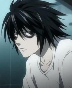 Create meme: death note l, death note