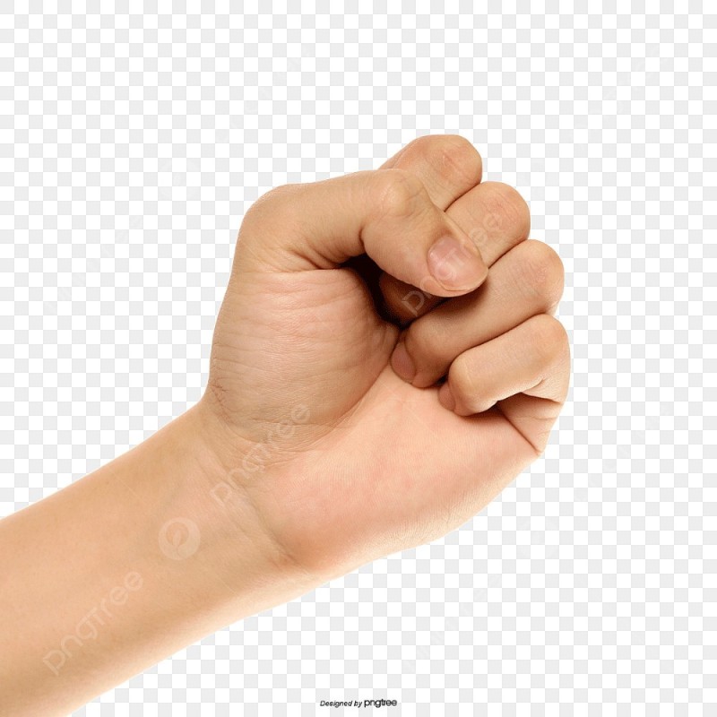 Создать мем: часть тела, кулак на белом фоне, кулак рука