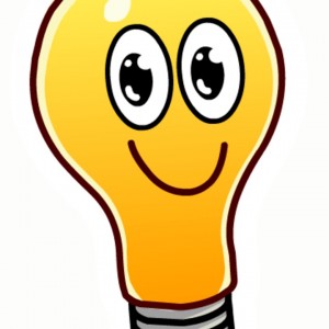 Создать мем: лампочка из мультика, лампочка с глазами вектор, лампочка и смайлик рисунок