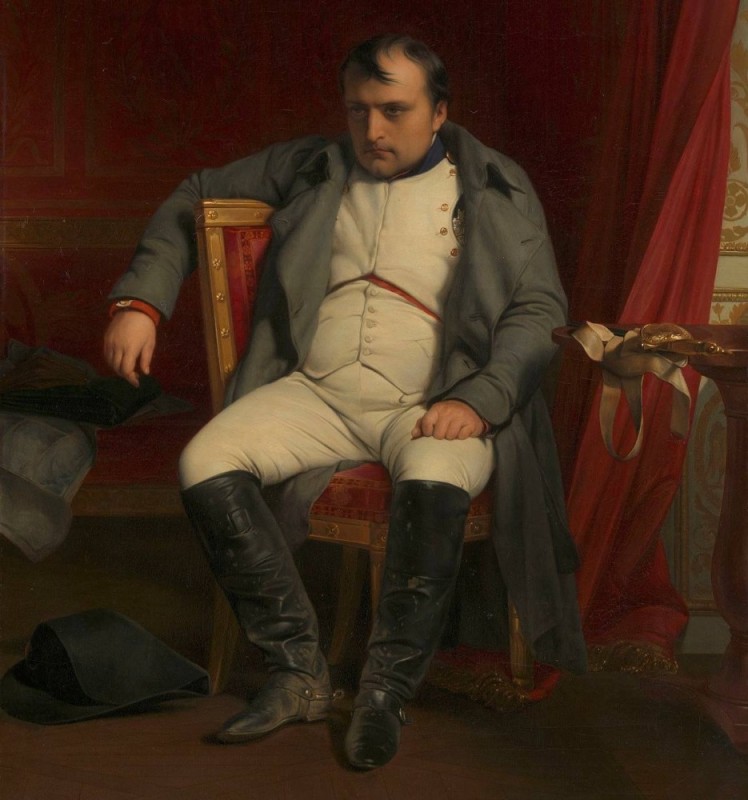 Create meme: Bonaparte Napoleon, paul delaroche napoleon, The abdication of Napoleon in Fontainebleau painting