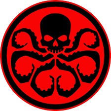 Create meme: The sign of the hydra center, Hydra symbol, Heil Hydra Marvel
