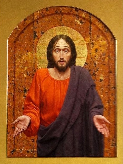 Create meme: Jesus Christ , fluffy jesus memes, funny icons