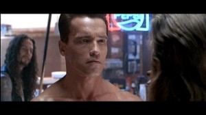 Create meme: Arnold Schwarzenegger terminator, terminator Schwarzenegger, terminator 2 Schwarzenegger