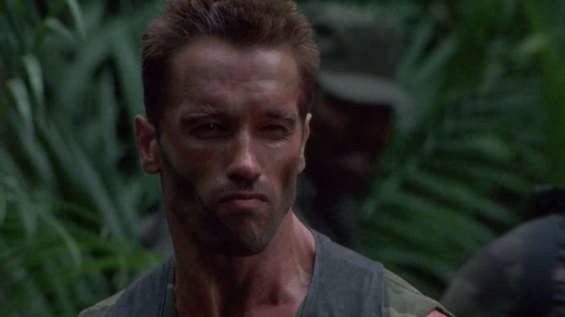Create meme: Arnold Schwarzenegger is a predator, predator 1987 , Schwarzenegger in the Predator