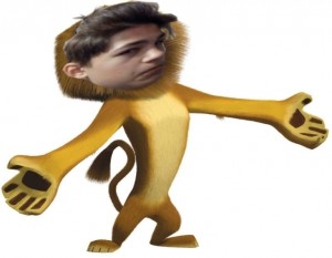 Create meme: lion from Madagascar, Alex the lion vs Tigger, alex the lion