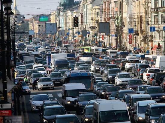Create meme: the big stopper, traffic jam , Nevsky Prospekt St. Petersburg traffic jams