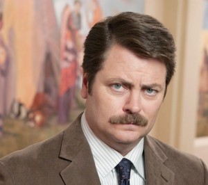 Создать мем: ник офферман я человек простой, я человек простой ron swanson, я человек простой