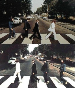 Create meme: photo of Beatles abbey road, the beatles abbey road, abbey road the beatles photo