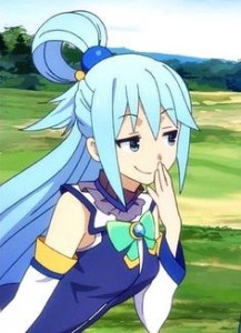 Create meme: konosuba meme, Aqua of konosova png, konosuba Aqua atty