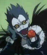 Create meme: death note Ryuk, Ryuk the God of death