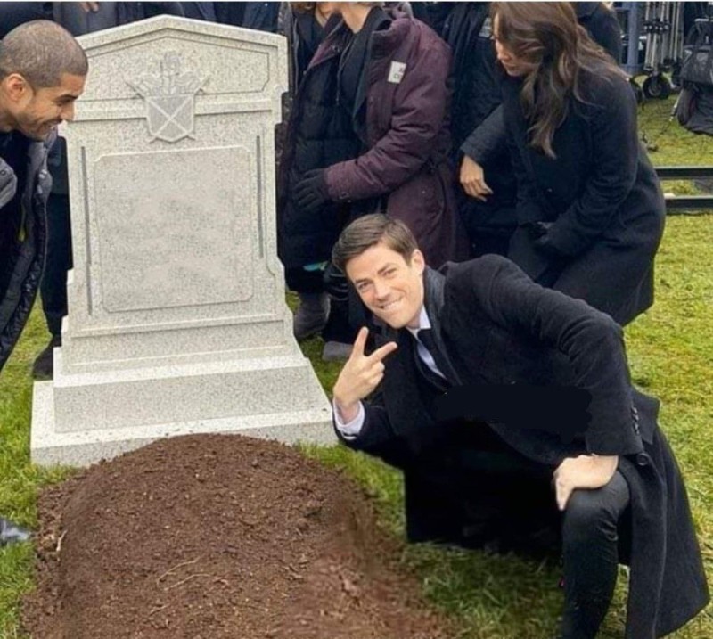 Create meme: death of anime, grant gastin near the grave of Oliver, grant gastin near the grave