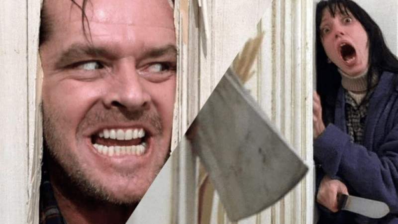 Create meme: Jack Nicholson with an axe, the shining axe, the shining Jack Nicholson with an axe