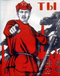 Create meme: poster and you volunteered, posters volunteered, Soviet poster and you volunteered