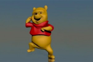 Создать мем: winnie the pooh 3d, винни пух танцует, танцующий винни пух