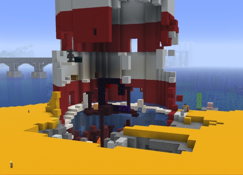 Create meme: minecraft house , building in minecraft, screenshot 