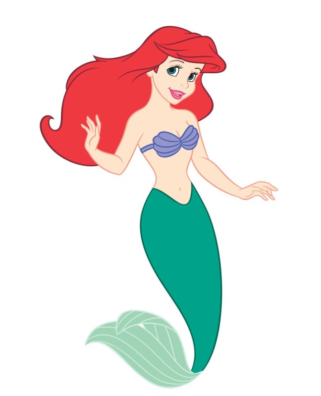 Create meme: the little mermaid characters, mermaid ariel, The little mermaid Ariel in color