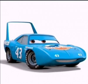 Create meme: cartoon cars, cars, cars king dinoco